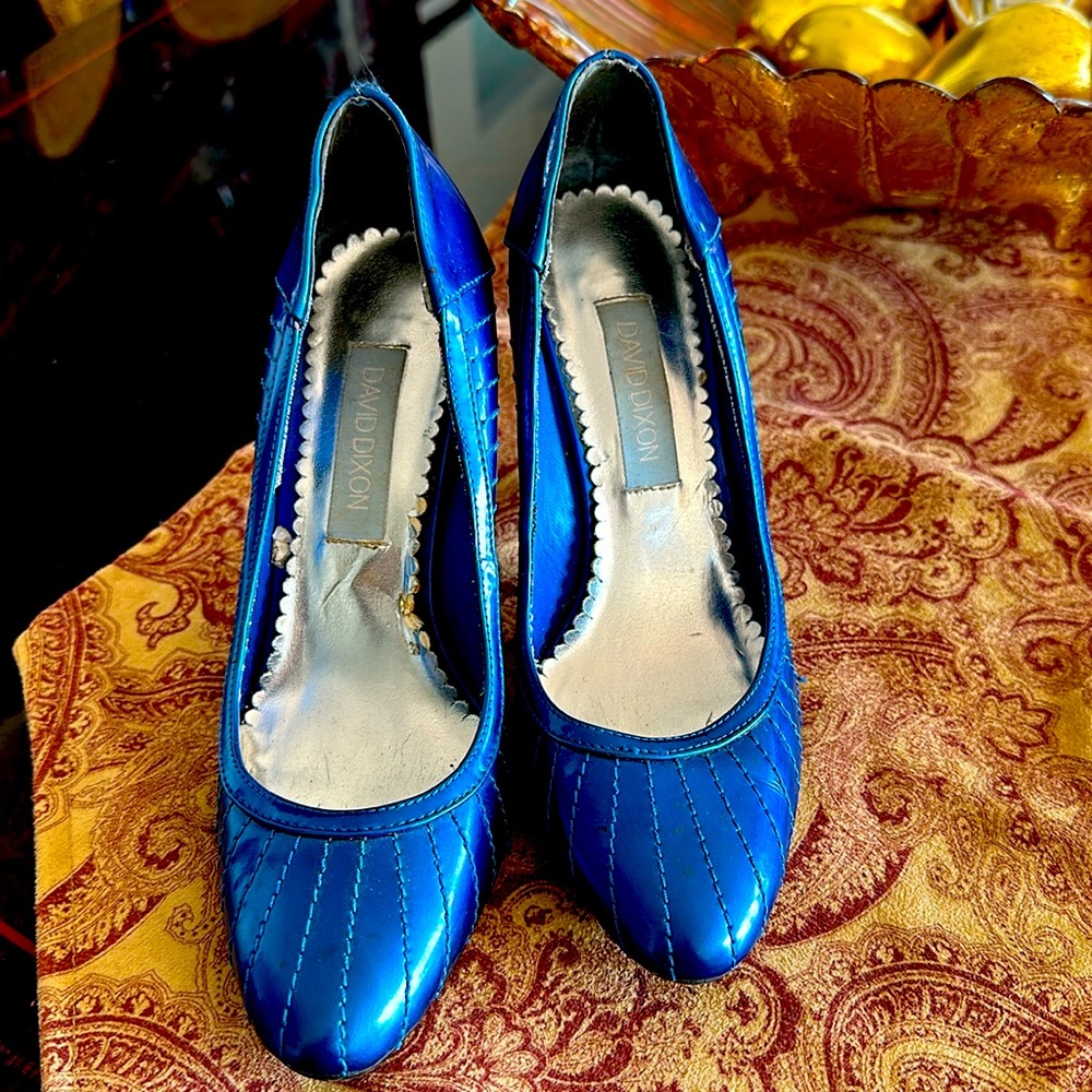 Beautiful blue shoes, and great condition